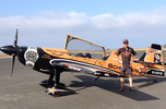 Super Dave Mathieson at the 2014 Catalina Air Show