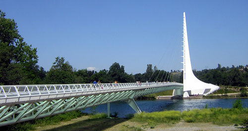 Sundial Bridge at Turtle Bay in Redding