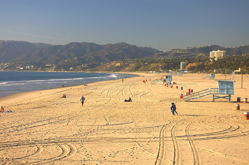 Santa Monica Beach Looking North