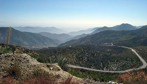 San Gabriel Mountains Looking South